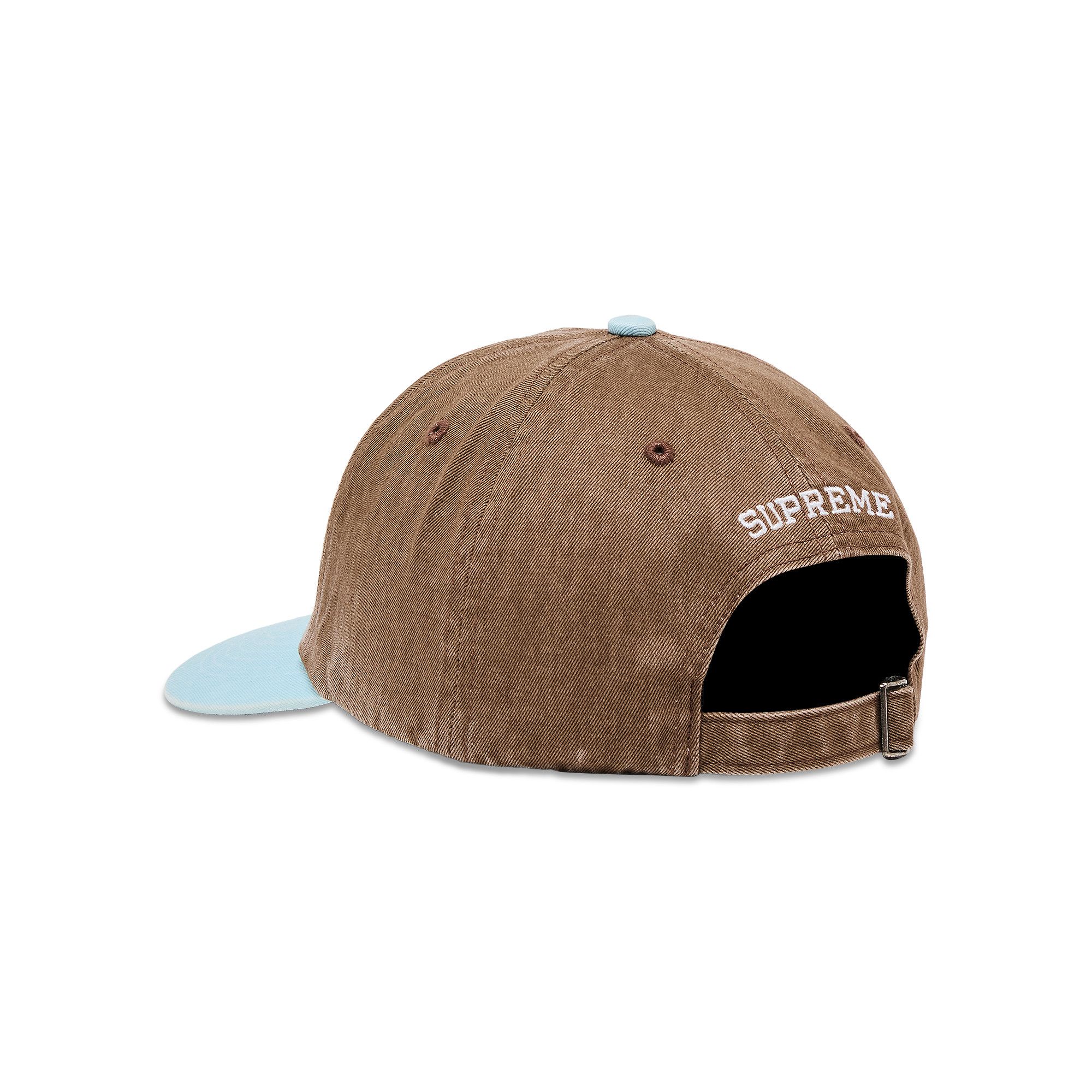Buy Supreme Pigment Coated 2-Tone S Logo 6-Panel 'Brown' - FW25H21