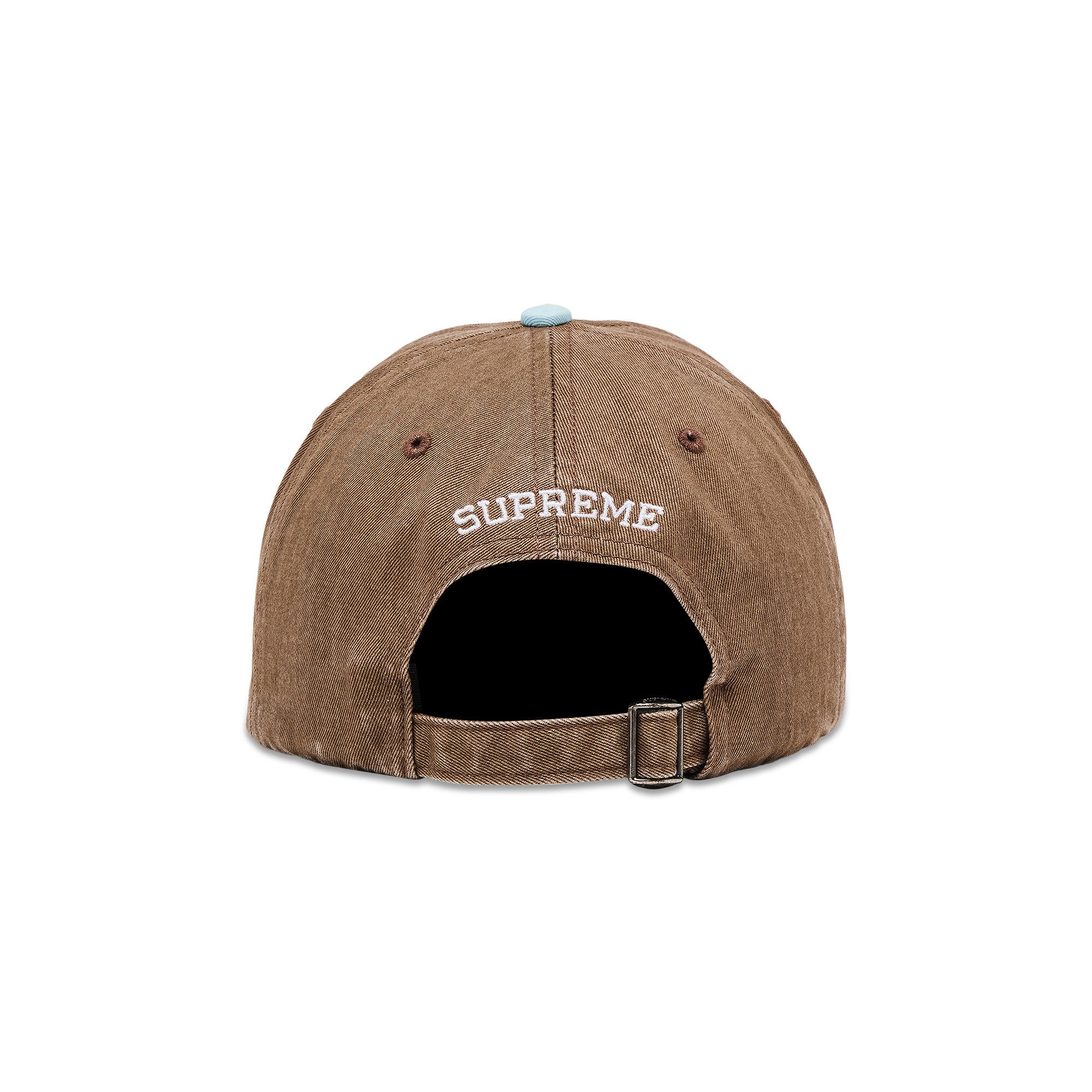 Buy Supreme Pigment Coated 2-Tone S Logo 6-Panel 'Brown' - FW25H21
