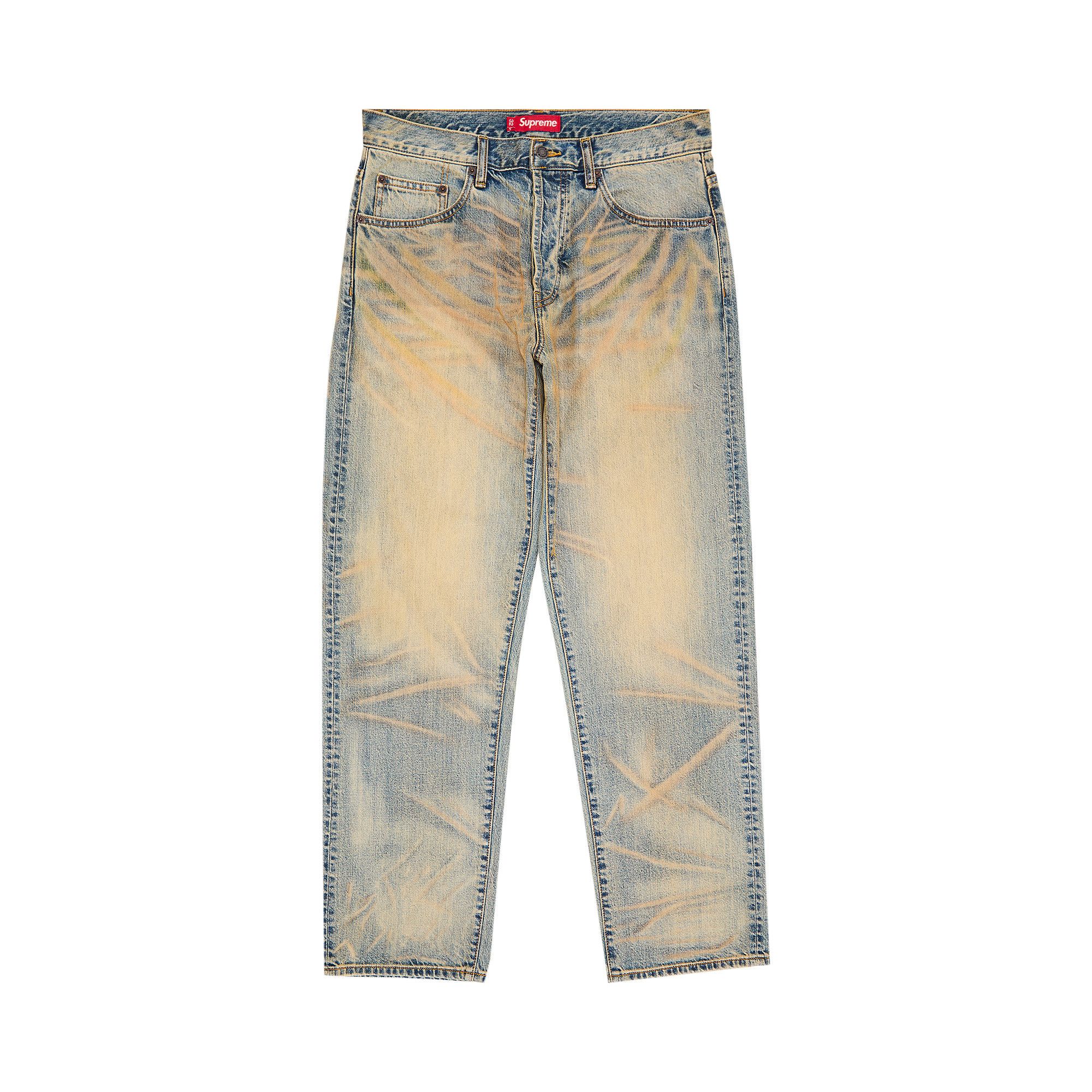 Buy Supreme Regular Jean 'Dirty Indigo' - FW25P21 DIRTY INDIGO