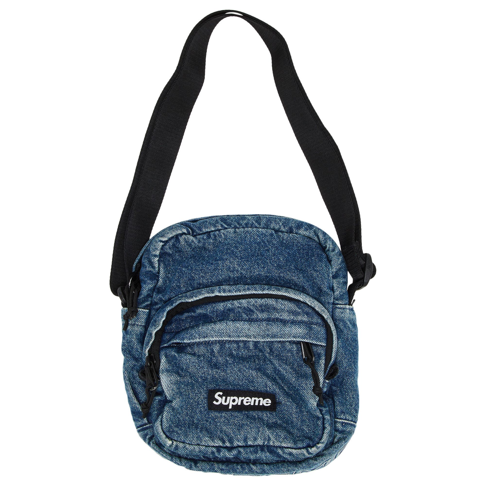 Buy Supreme Denim Shoulder Bag 'Washed Indigo' - FW25B4 WASHED