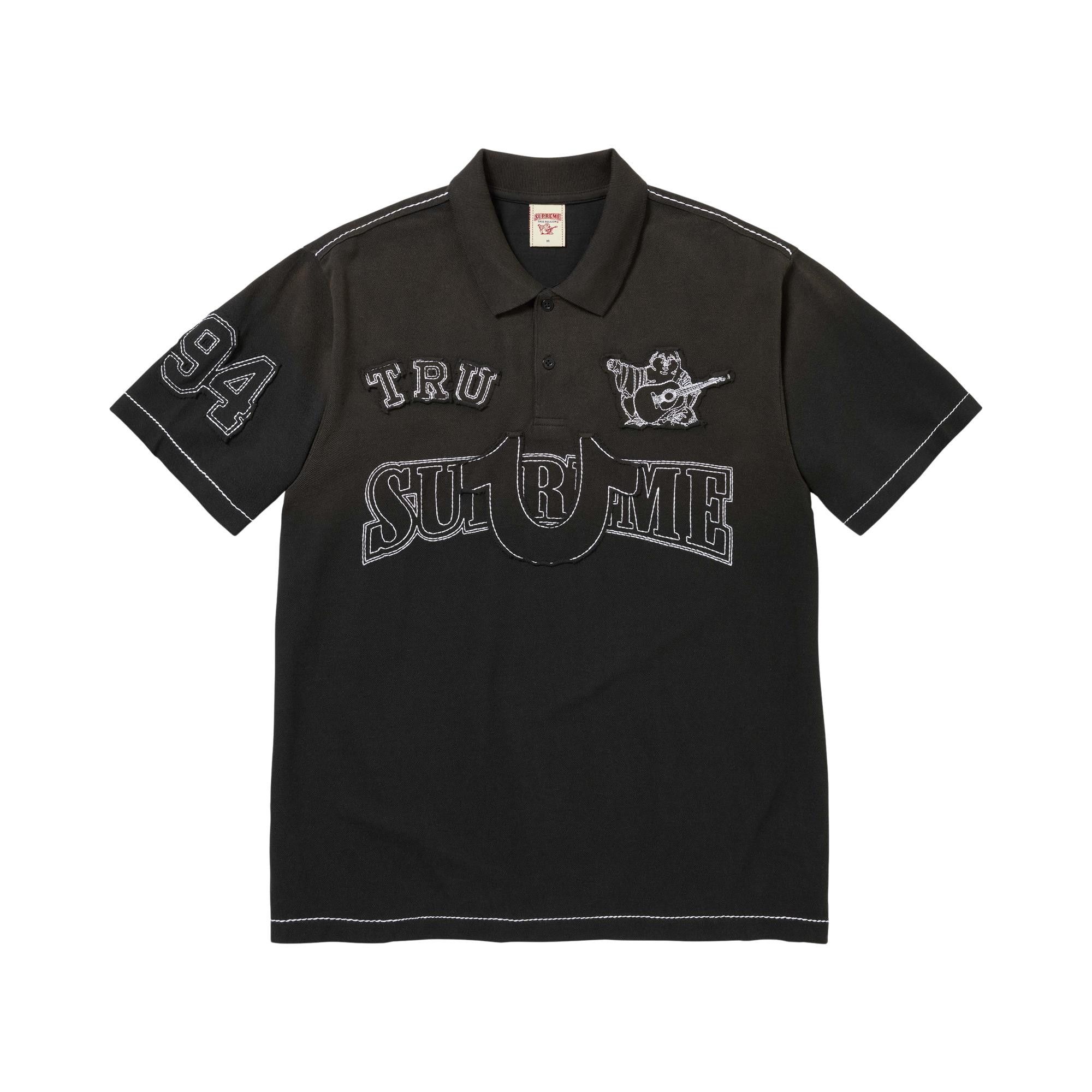 Buy Supreme x True Religion Appliqué Polo 'Black' - FW25KN3 BLACK