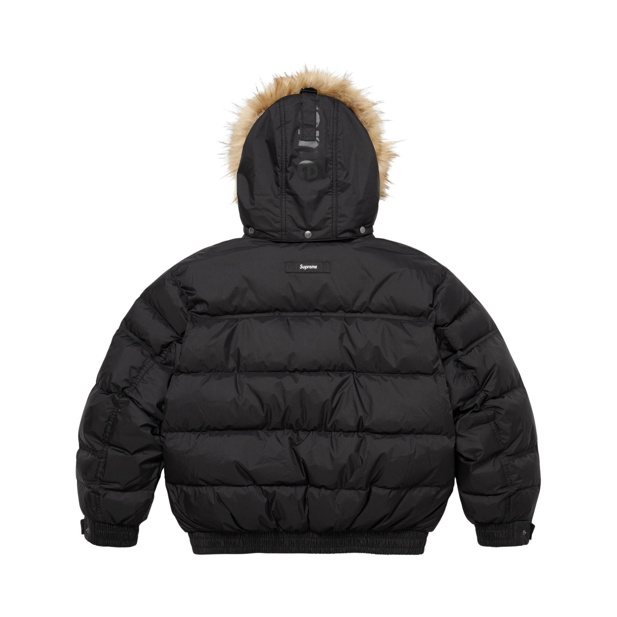 Buy Supreme Facemask 700-Fill Down Puffer Jacket 'Black' - FW25J69