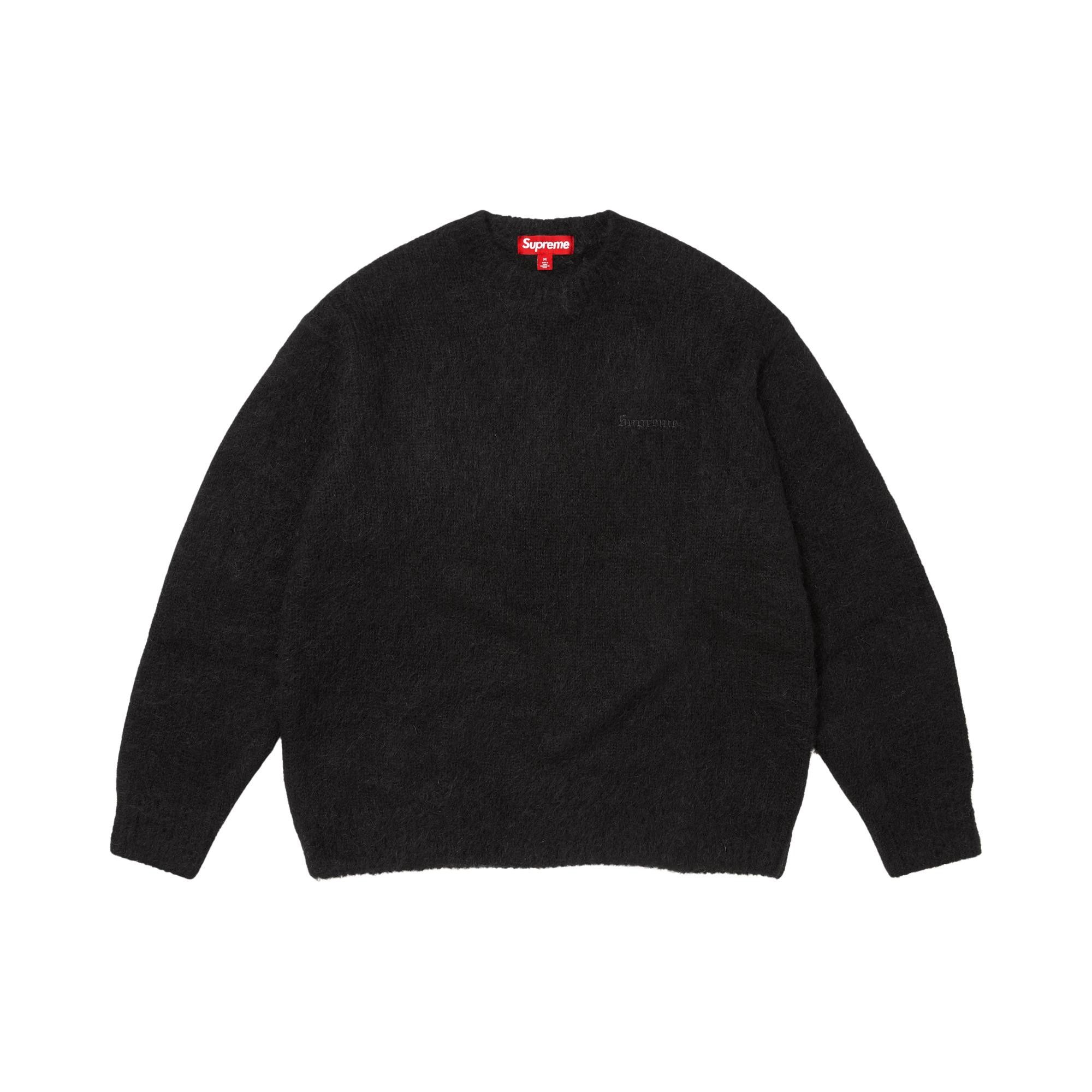 Buy Supreme Brushed Mohair Sweater 'Black' - FW25SK13 BLACK | GOAT