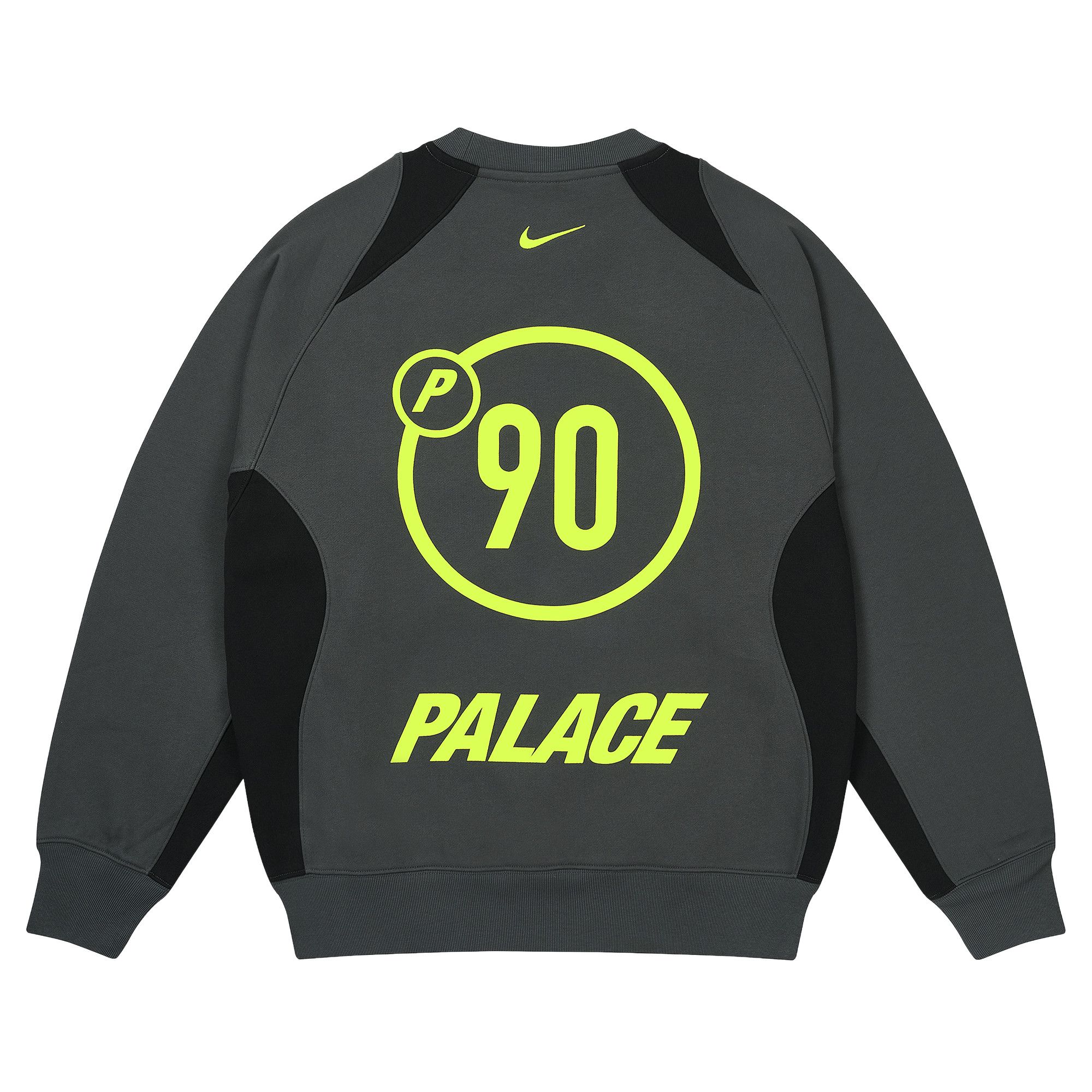 Buy Palace x Nike Total P90 Crew 'Grey' - P29NCS003 | GOAT