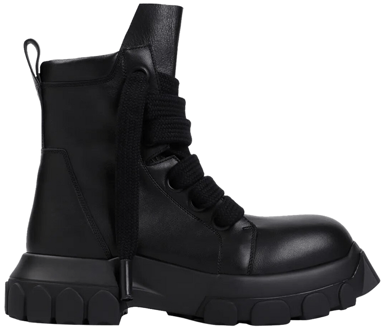 Buy Rick Owens Lido Jumbo Laced Bozo Tractor High 'Black
