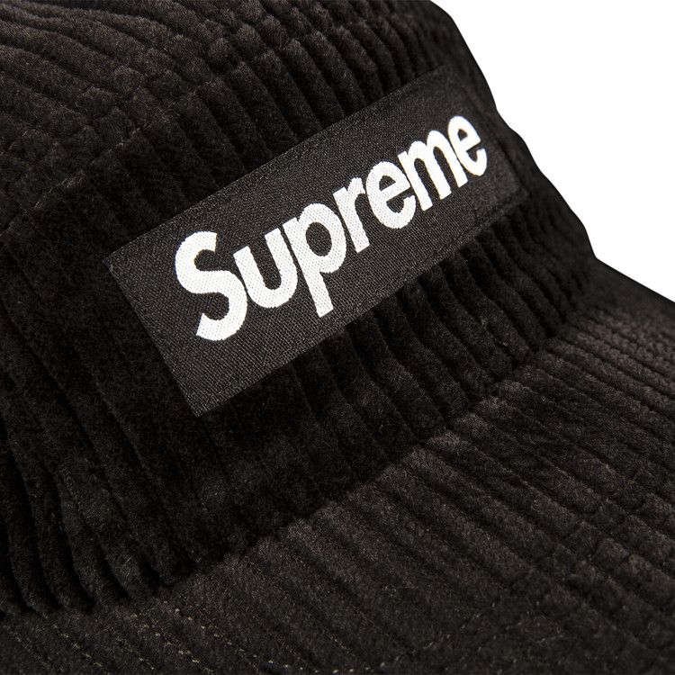 Buy Supreme Corduroy Camp Cap 'Black' - SS22H115 BLACK | GOAT