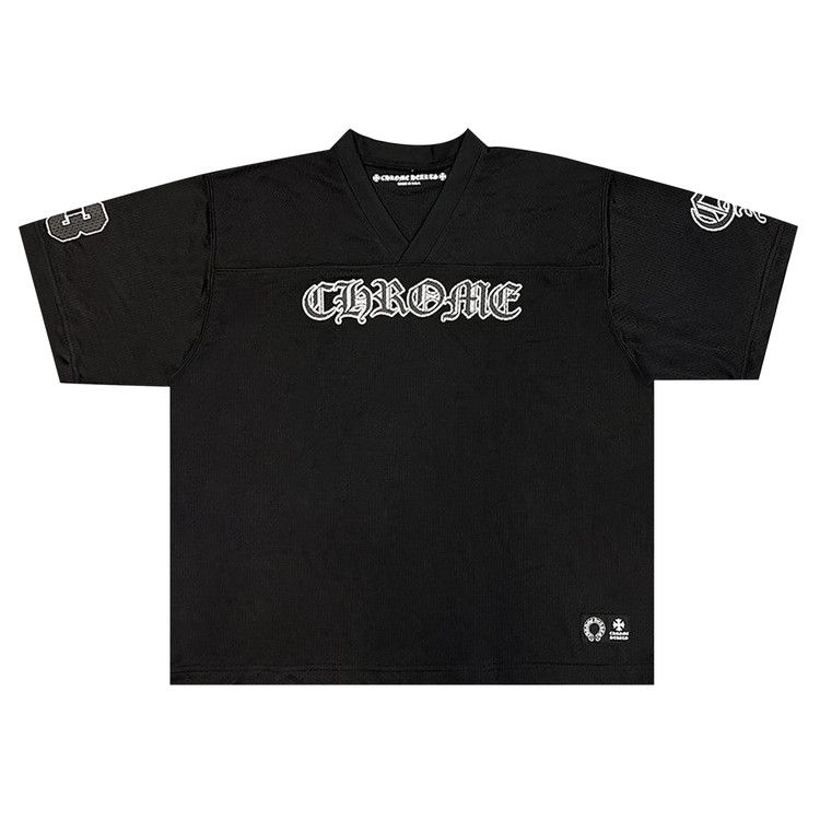 Buy Chrome Hearts Mesh Stadium Football Jersey 'Black' - 1383