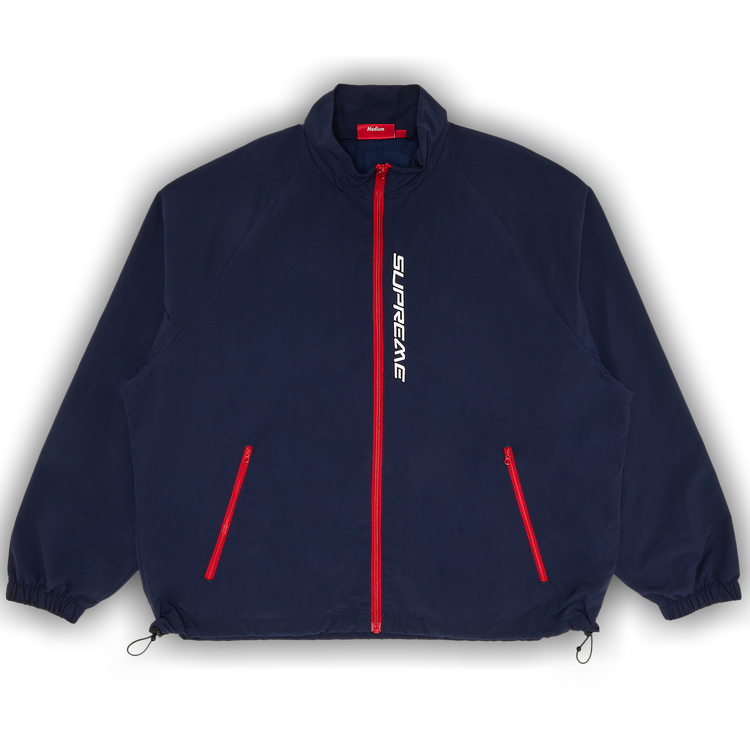 Buy Supreme Contrast Zip Track Jacket 'Navy' - SS25J41 NAVY | GOAT