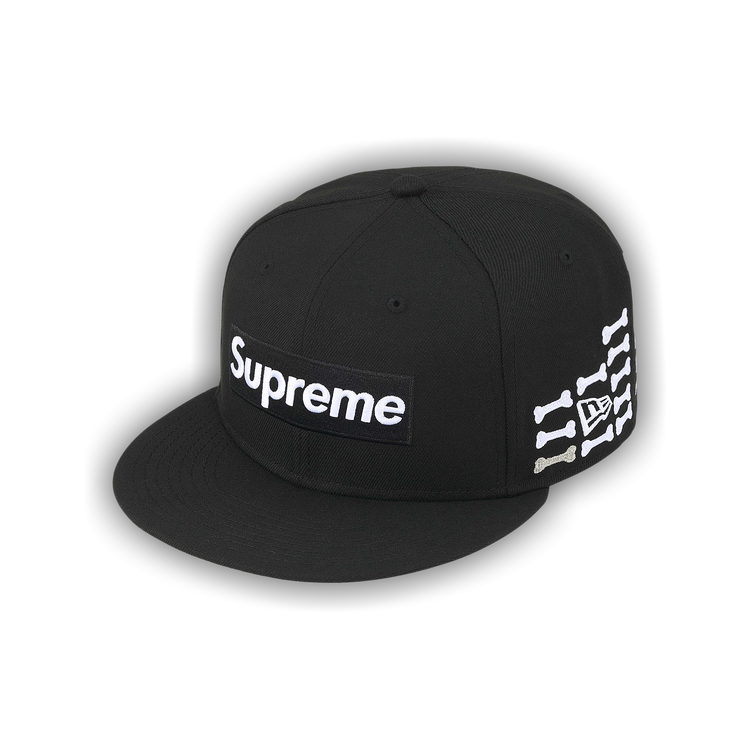 Buy Supreme Bones Box Logo New Era 'Black' - FW25H46 BLACK | GOAT