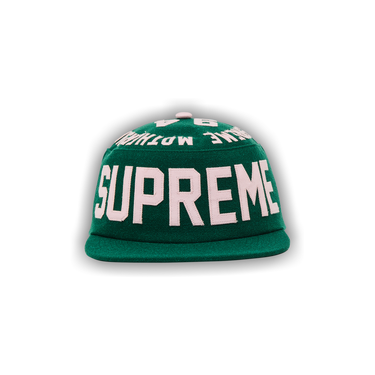 Buy Supreme Alpha Omega Pillbox Hat 'Dark Green' - FW24H74 DARK