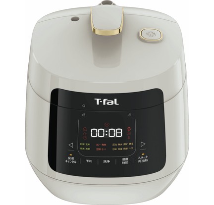 ラクラ・クッカー プラス コンパクト電気圧力鍋（スチーム洗浄付