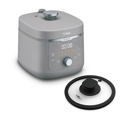 ラクラ・クッカー旨み電気圧力鍋4L ペッパー（ガラス蓋有）（直営店