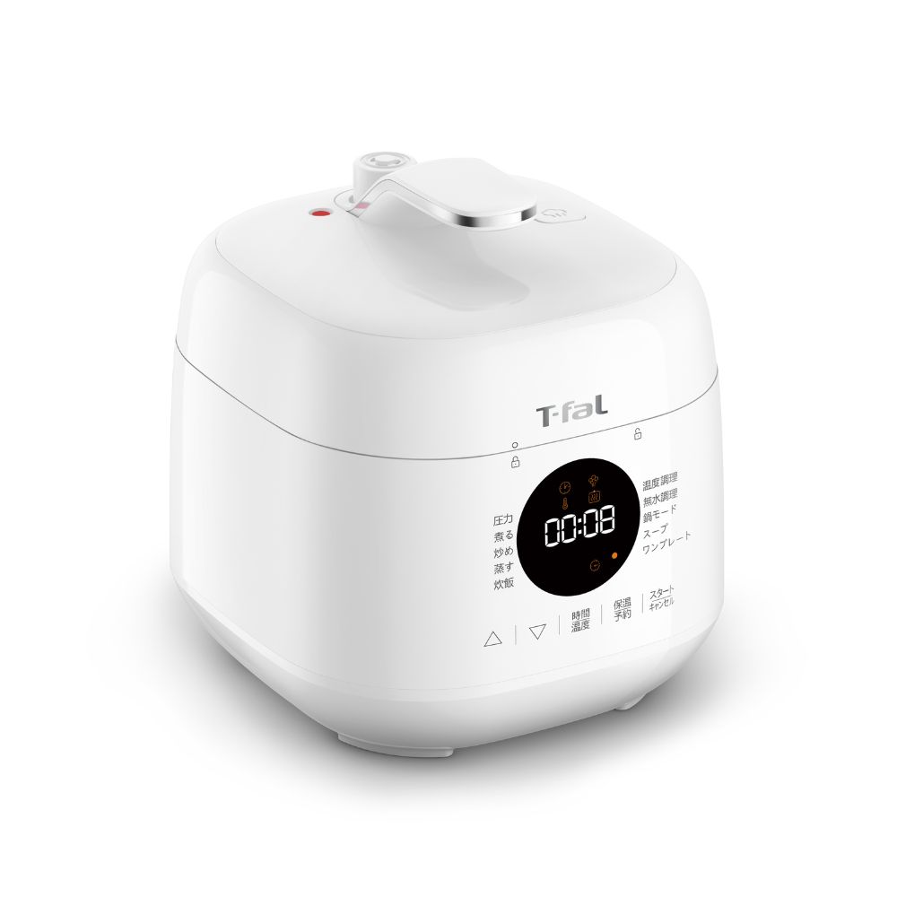ラクラ・クッカー ミニ 電気圧力鍋 ホワイト CY3401JP | ティファール