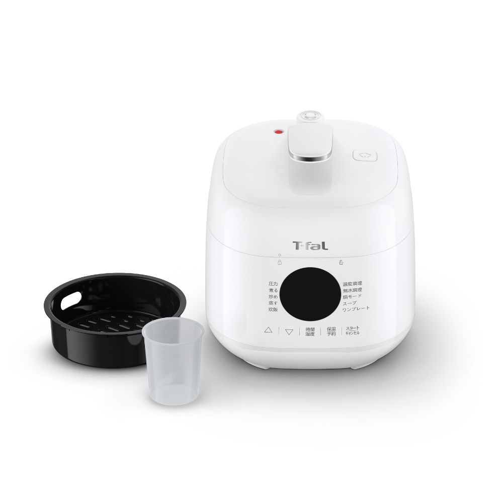 ラクラ・クッカー ミニ 電気圧力鍋 ホワイト CY3401JP | ティファール