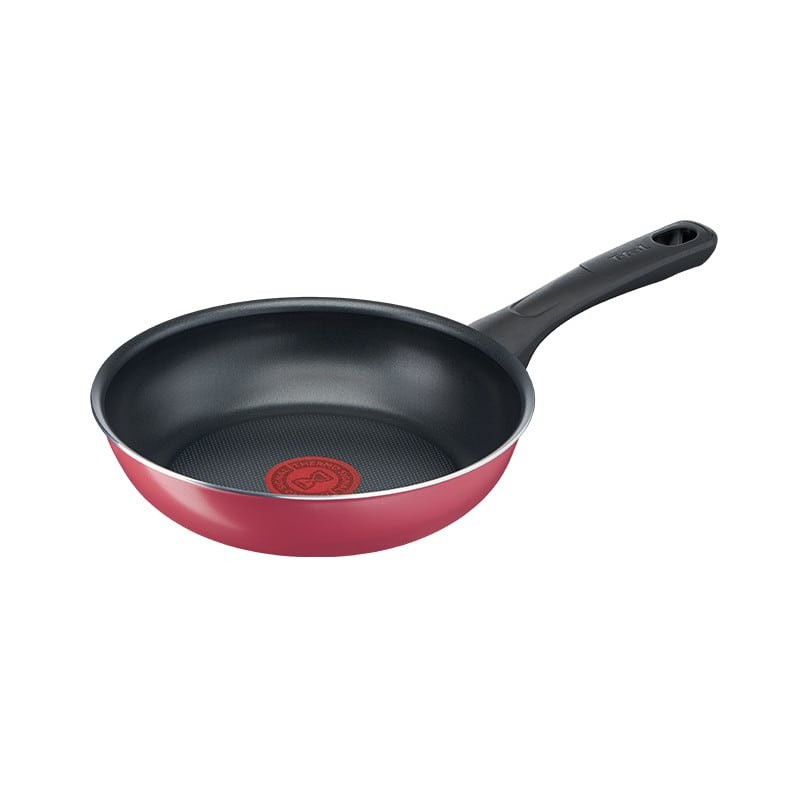 ティファール ウォックパン フライパン 赤 IHアンリミテッド 2点セット