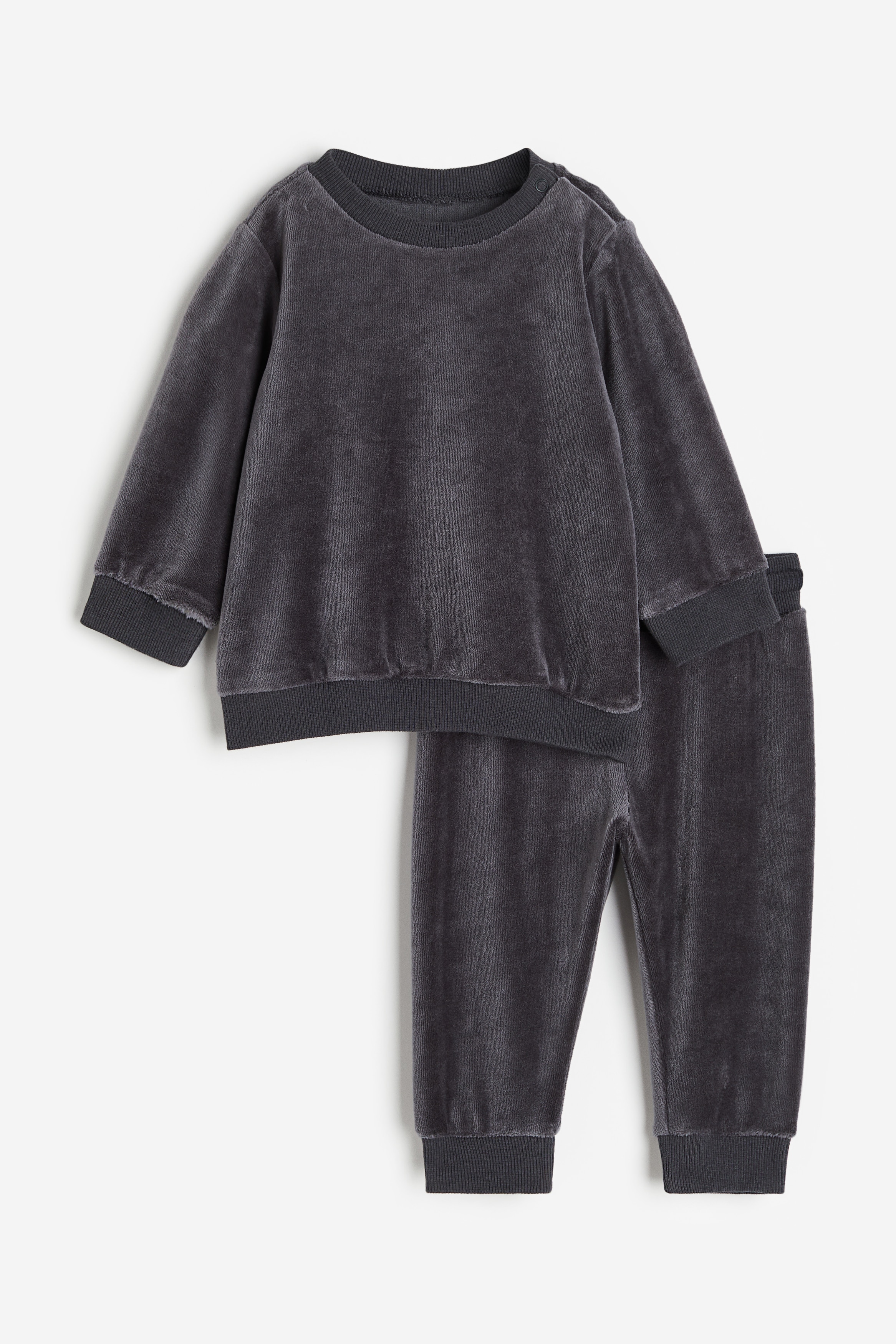 ボトムス・スパッツ the campamento/Grey Velour Jogging 3y ボトムス