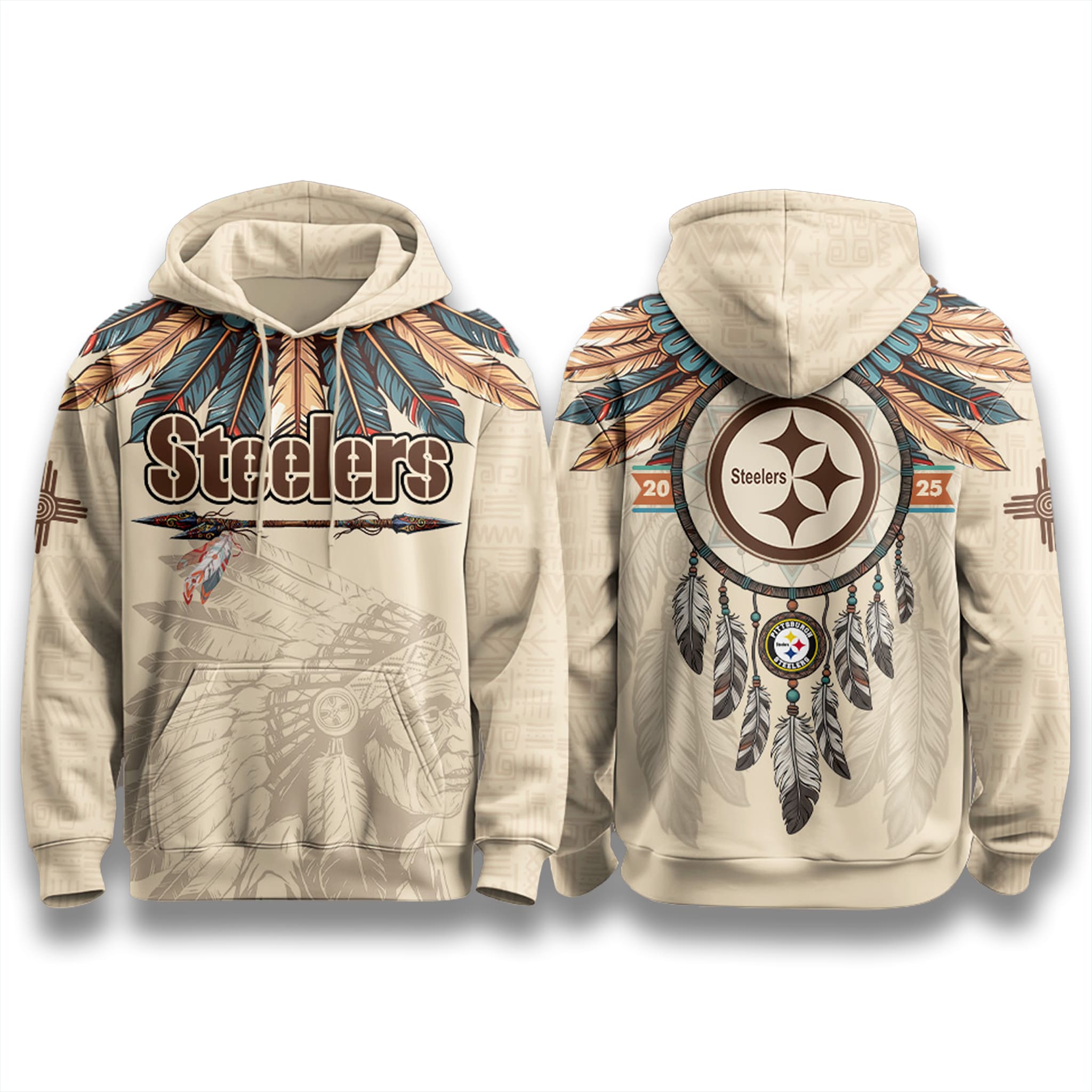Pittsburgh Steelers Native American Heritage Month Hoodie 2025