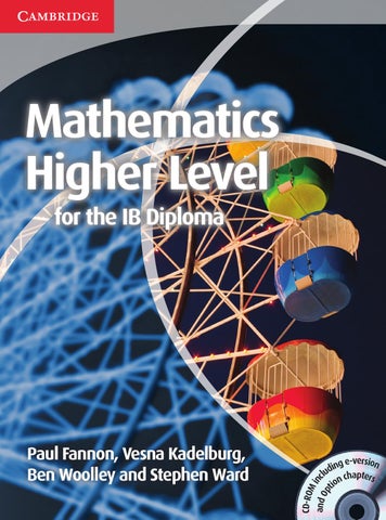 Mathematics Higher Level for the IB Diploma by Cambridge