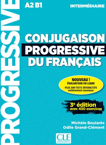 Conjugaison progressive du français - Niveau intermédiaire (A2/B1