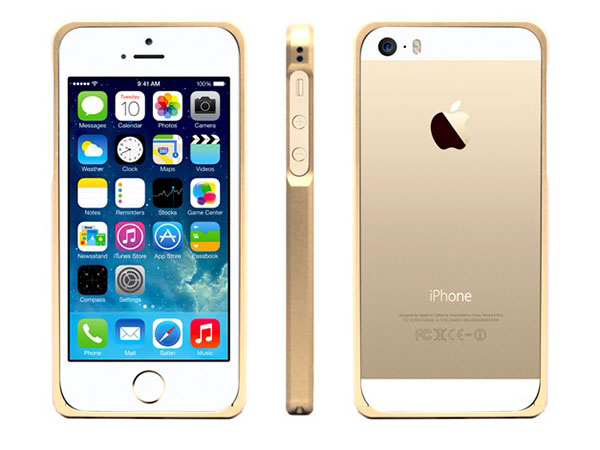 超薄型のアルミバンパー「Alloy X for iPhone 5／5S」に新色シャンパン