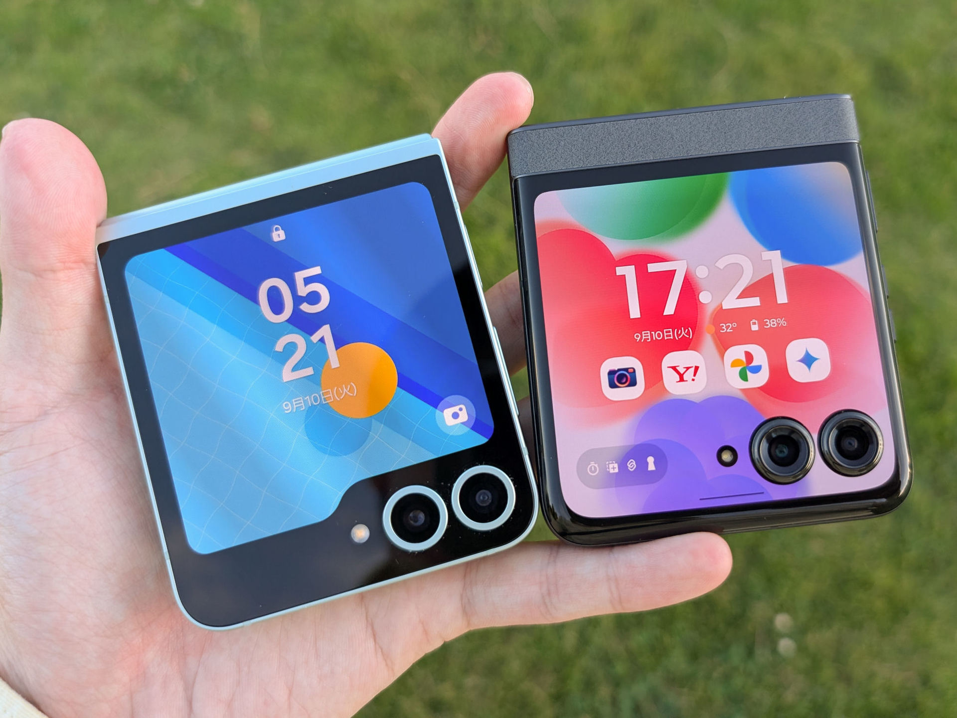 縦折りスマホ「Galaxy Z Flip6」「motorola razr 50／50s」徹底比較