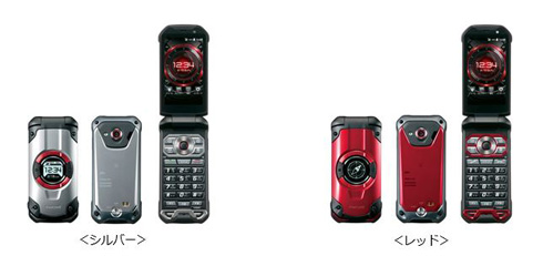 防水・防塵、耐衝撃 6年ぶりのタフネスガラケー「TORQUE X01」、auが