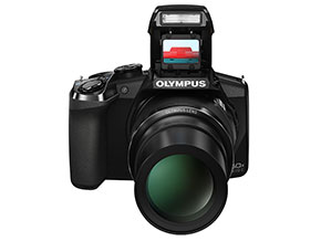 狙った獲物は逃さない “ワシの目”照準器搭載 オリンパス「STYLUS SP