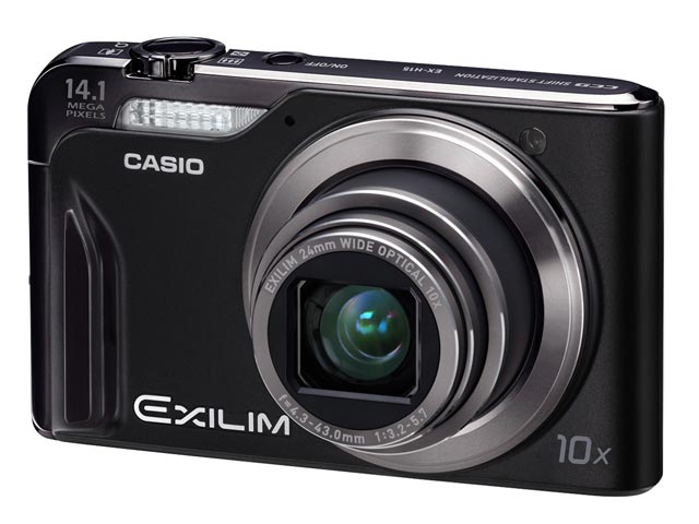 スリムボディに10倍ズーム、カシオ「EXILIM Hi-ZOOM EX-H15