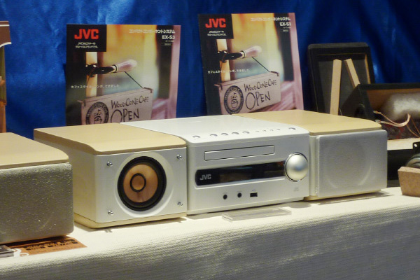 綺麗!保証付！Victor！JVC！EX-S3(C)！ウッドコーンコンポ！代引 JVC