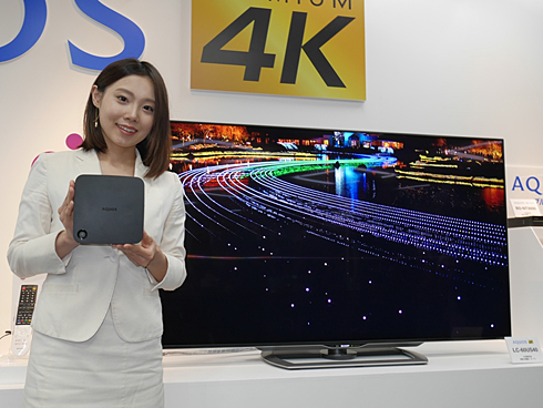 シャープ、ピーク輝度を15％以上アップした「LC-55XD45」など4Kテレビ7
