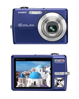 EXILIM ZOOM EX-Z700に新色「ブルー」「グレー」が追加――全5色展開に