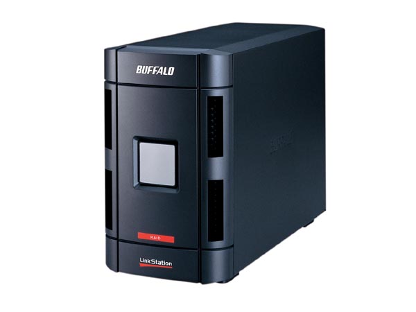 バッファロー、DLNAにも準拠したRAID-0/1対応NAS「LS-WHGL/R1