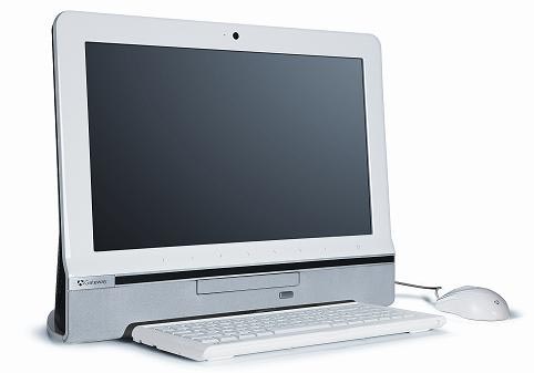 Gateway、18.5型ワイド液晶内蔵のボード型デスクトップPC「ZX Series