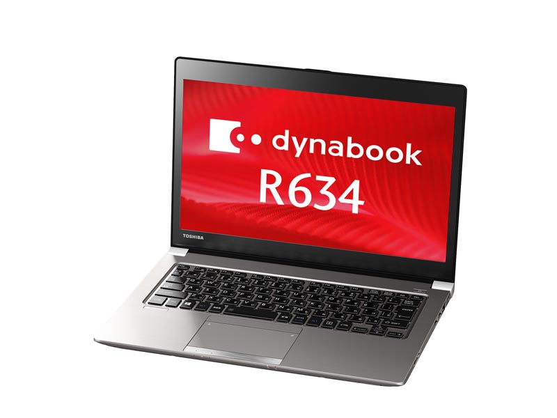 東芝、1.199キロ／22時間動作「dynabook R634」など企業向けPC新モデル