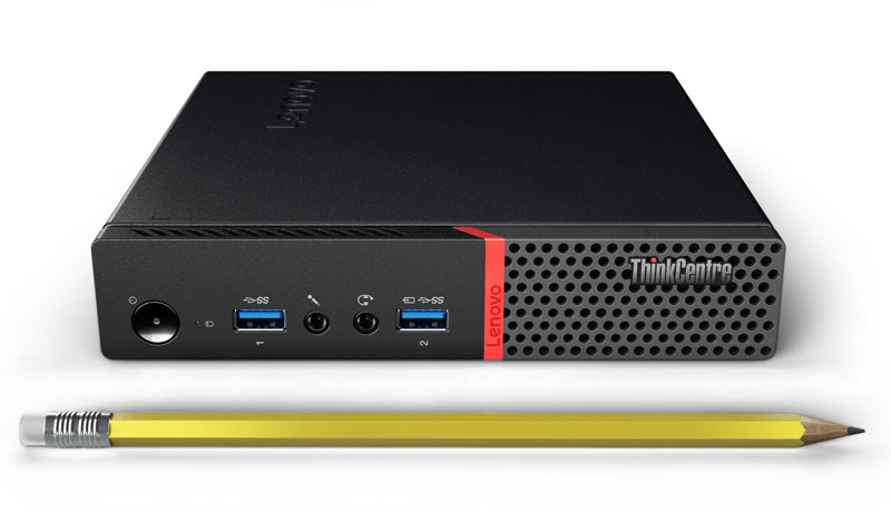 レノボ、手のひらサイズのビジネス向け小型デスクトップPC