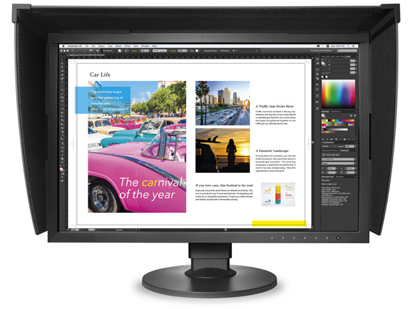 EIZO、スリムになった24.1型カラマネ液晶「ColorEdge CG2420／CS2420