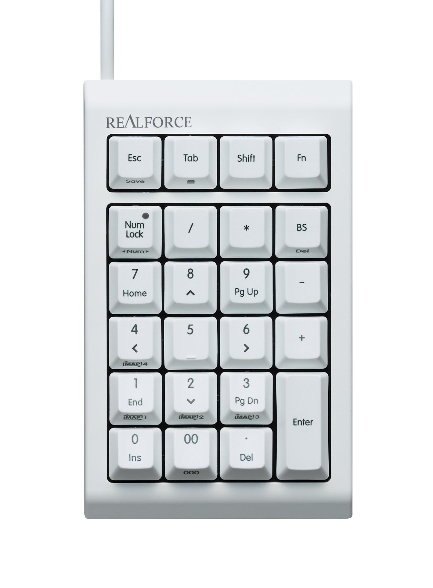 東プレ、「REALFORCE」シリーズから多機能仕様のUSBテンキーパッドを