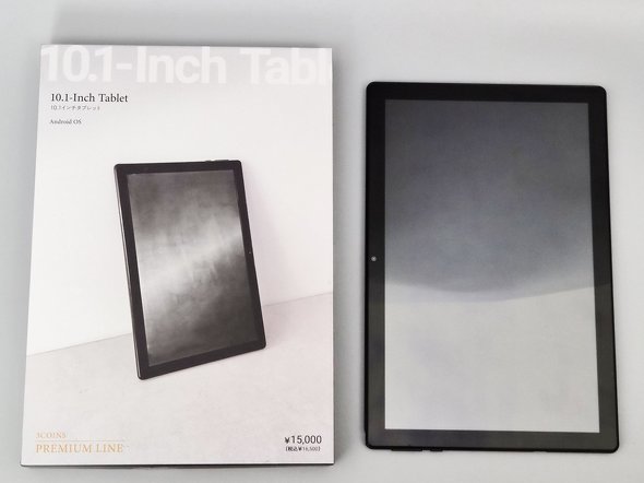 3COINSで1万6500円の「10.1インチ タブレット」を試す 雑に扱える手軽