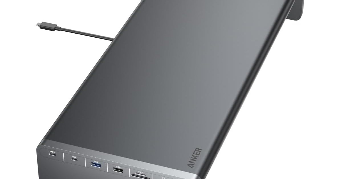 モニター台とドッキングステーションが合体した「Anker USB-C ハブ 10