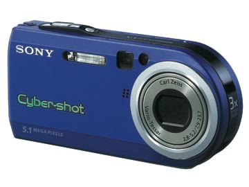 サイバーショットPシリーズに510万画素搭載薄型モデル「DSC-P100」など