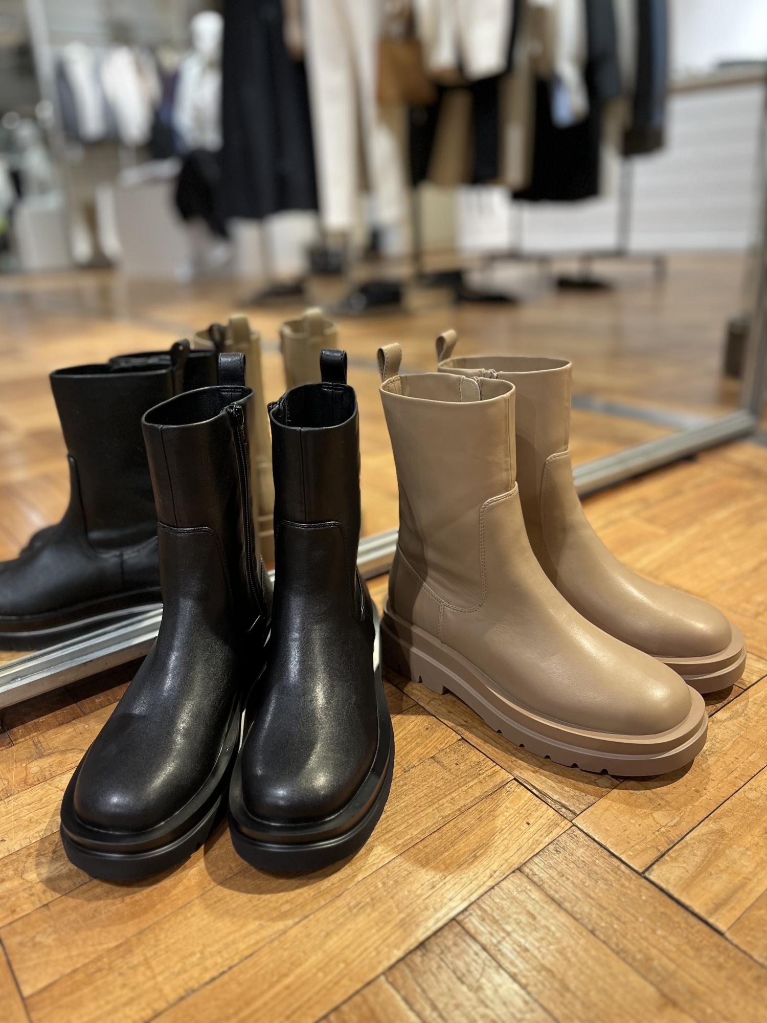 Adam et Ropeトラックソールストレッチブーツ