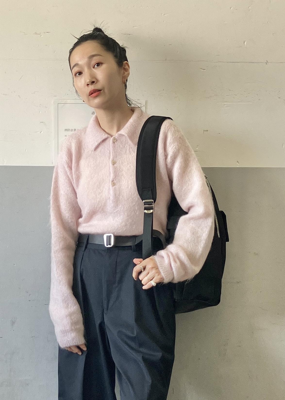 AURALEE mohair knit polo / まつむらなおみ / ADAM ET ROPÉ FEMME ｜J