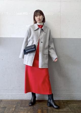 ADAM ET ROPÉ FEMME(アダム エ ロペ ファム) / リバーショートシャツ