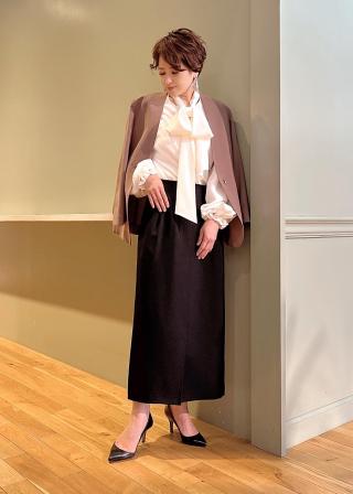 ROPÉ(ロペ) / 【高評価】【神崎恵さんコラボ】ボウタイブラウス