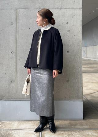 ROPÉ(ロペ) / プレミアムカシミヤ ジップブルゾン【新色追加