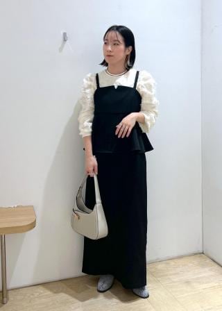 VIS(ビス) / 【洗える】ギャザーショルダージャガードブラウス