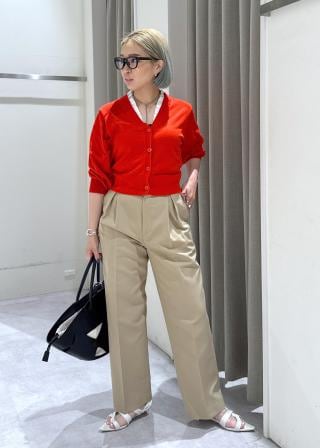 ADAM ET ROPÉ FEMME(アダム エ ロペ ファム) / コットンダブルクロス