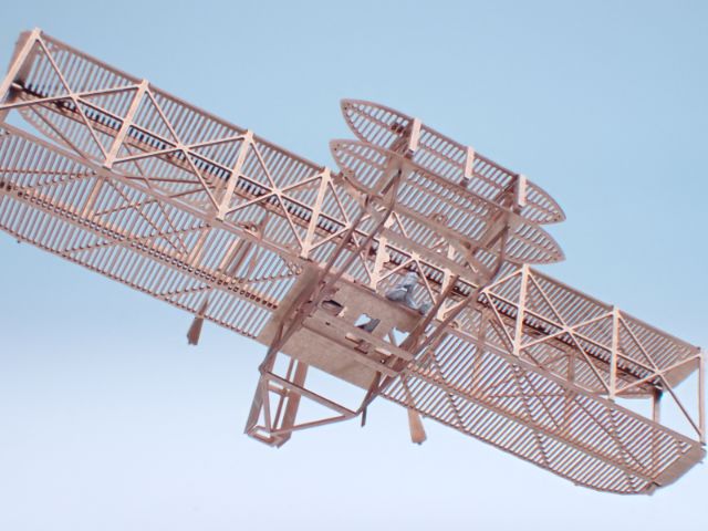 x*3様 キティホークフライヤー ライト兄弟 1903 飛行機 模型 オブジェ