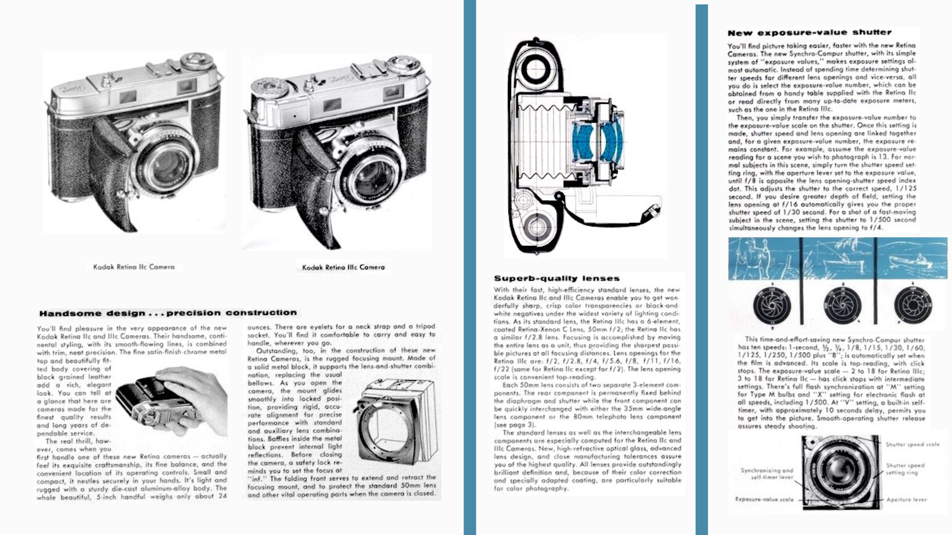 Retina IIIc 良個体＋交換レンズ35,50,80mm Retina IIIc・IIc 交換
