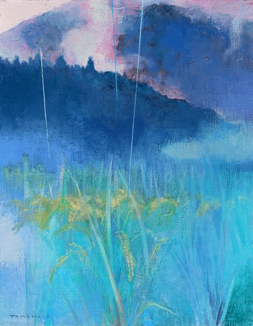 ハピうー特価』 田中義昭 『冬木立 (冬樹)』 油絵 F10号 132万円 冬